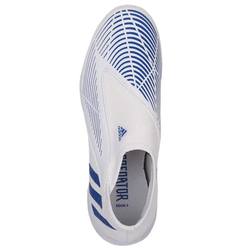 Adidas Predator Edge.3 Ll Tf Jr GX2637 chaussures de football blanche blanche