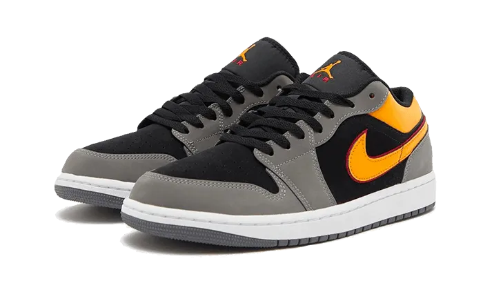 Air Jordan 1 Low Black Vivid Orange