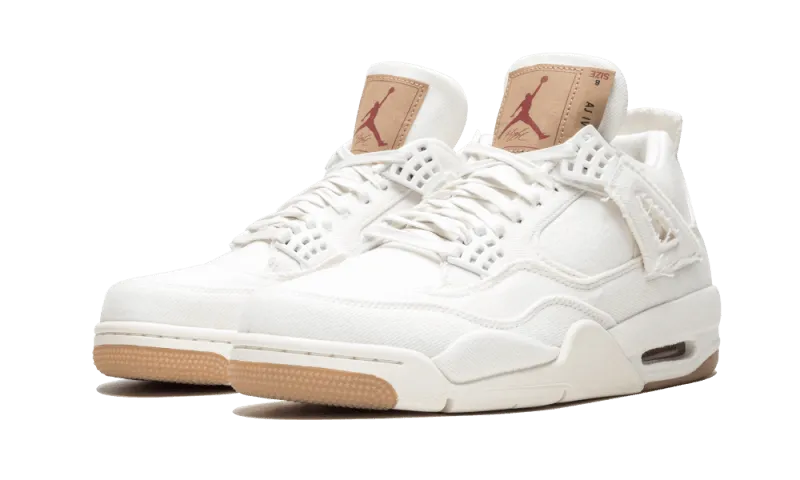 Air Jordan 4 Retro Levi's White