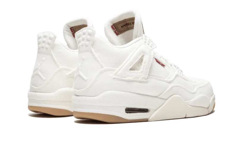 Air Jordan 4 Retro Levi's White