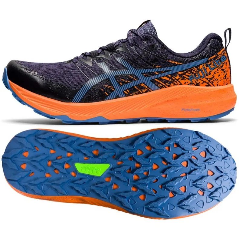 Asics Fuji Lite 2 M 1011B209 500 chaussures de course violet