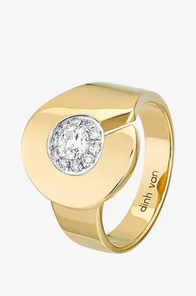 Bague en or jaune et diamants Menottes R15