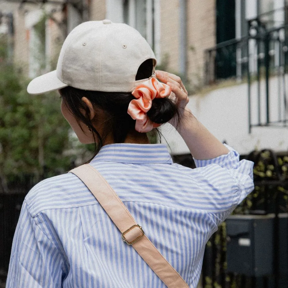 Banane made in france en coton upcyclé | orange "toile pêche" femme - Chou²