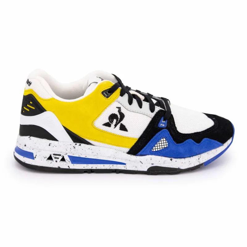 Basket LCS R1000 NINETIES jaune/bleu/blanc Homme LE COQ SPORTIF à 