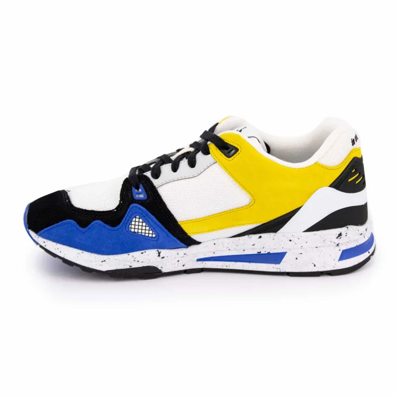 Basket LCS R1000 NINETIES jaune/bleu/blanc Homme LE COQ SPORTIF à 