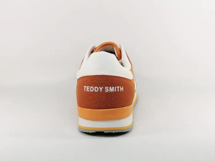 Basket tendance orange confortable à pas cher destockage TEDDY SMITH 78137 homme femme