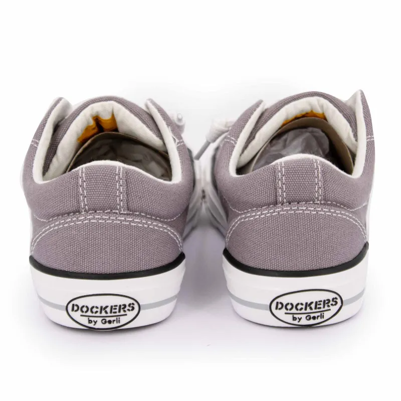 Basket Toile Gris t31-35 Enfant DOCKERS BY GERLI à prix dégriffé ! | 