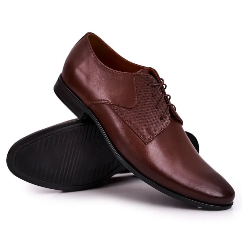 Bednarek Polish Shoes Chaussures cuir homme Bednarek Marron brun