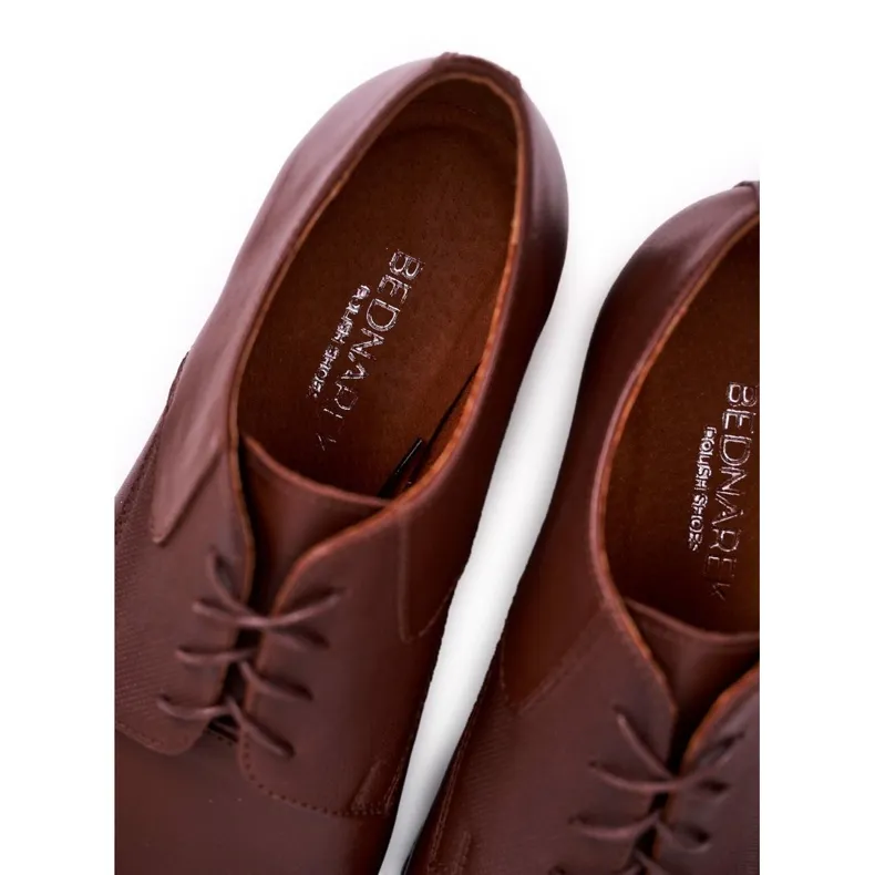 Bednarek Polish Shoes Chaussures cuir homme Bednarek Marron brun