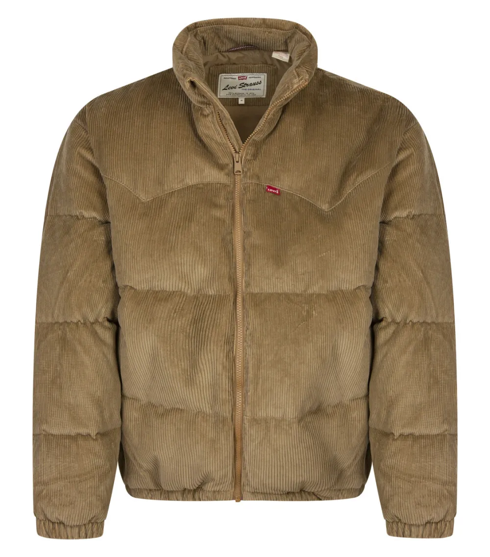 Blouson coupe oversize Levi's® en coton camel en velours côtelé