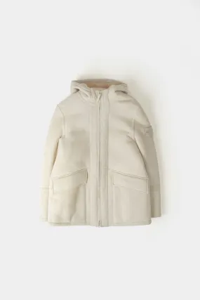 BLOUSON SUEDE SHEEPSKIN GHOST PIECE BEIGE NATUREL