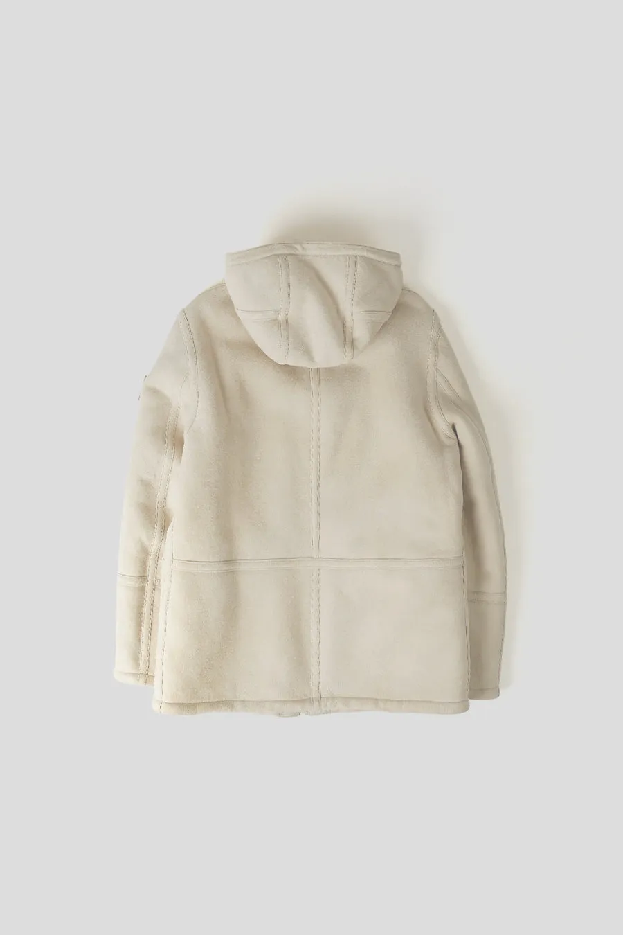 BLOUSON SUEDE SHEEPSKIN GHOST PIECE BEIGE NATUREL