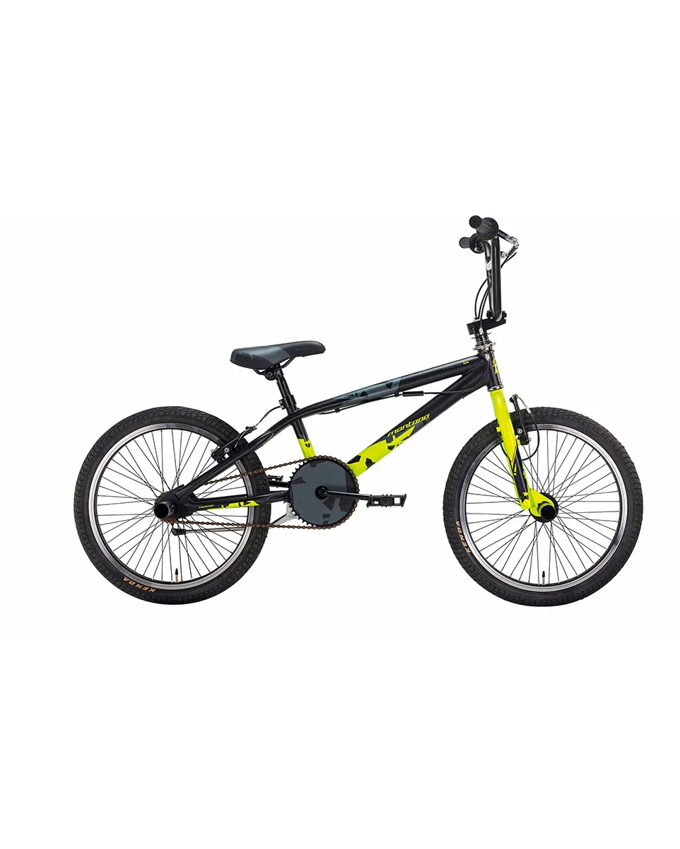 BMX Enfant WAX 20 1V Noir/Jaune Mat