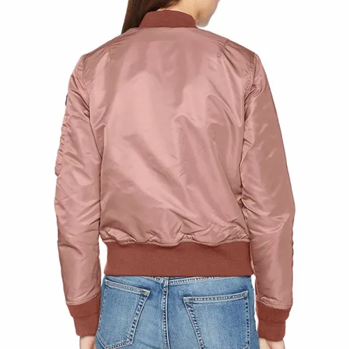 Bomber femme Schott JKTACW rose