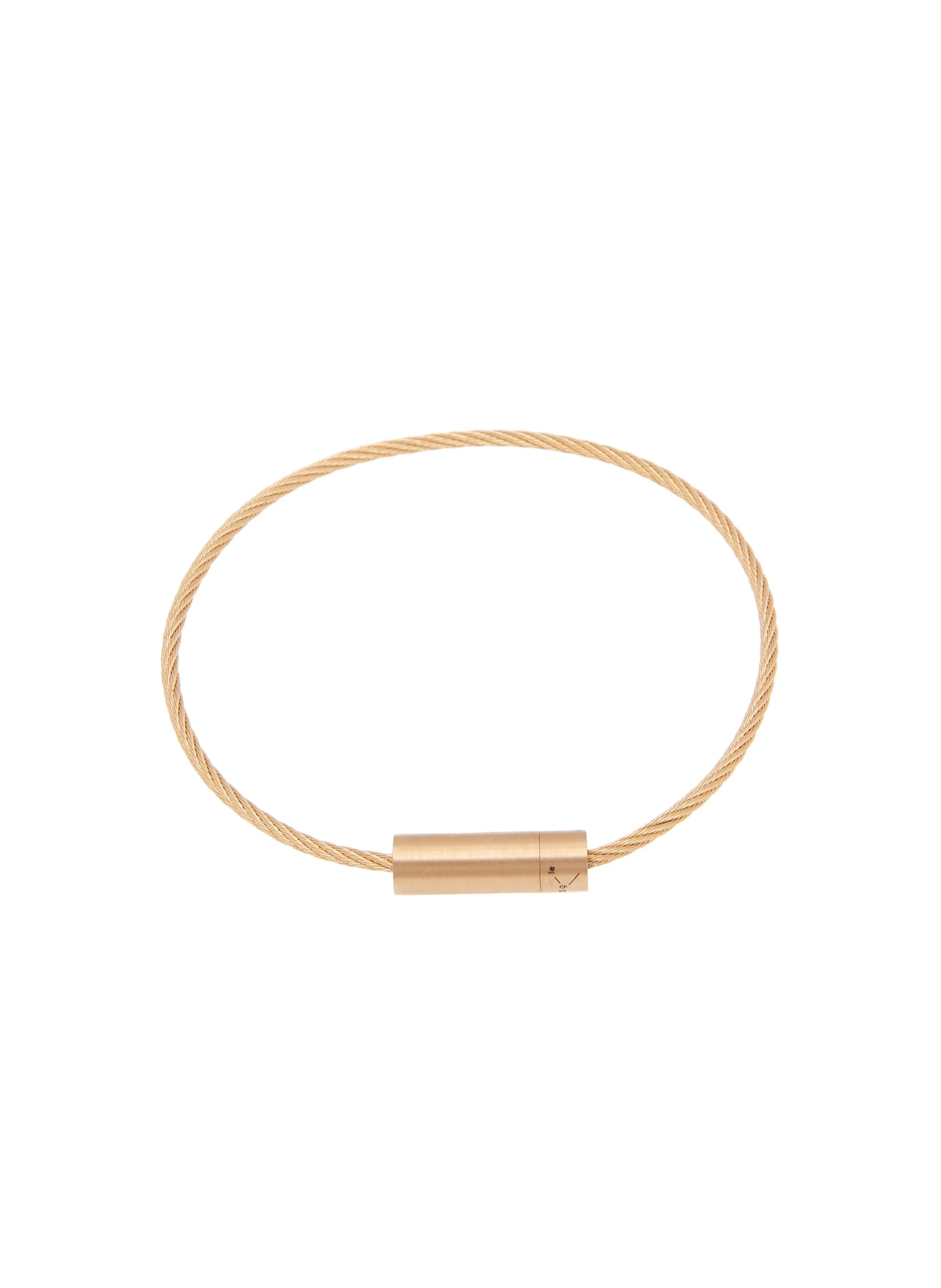 BRACELET CâBLE LE 11G EN OR JAUNE LISSE BROSSé - LE GRAMME pour FEMME | Printemps