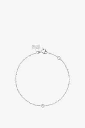 Bracelet en or blanc et diamant One