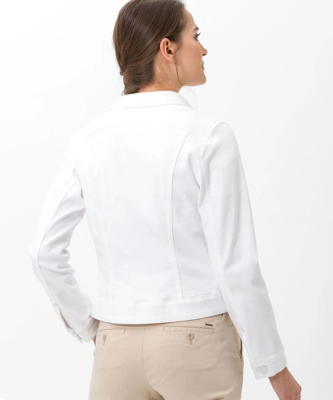 BRAX - Miami - Blouson de jeans extensible - Blanc