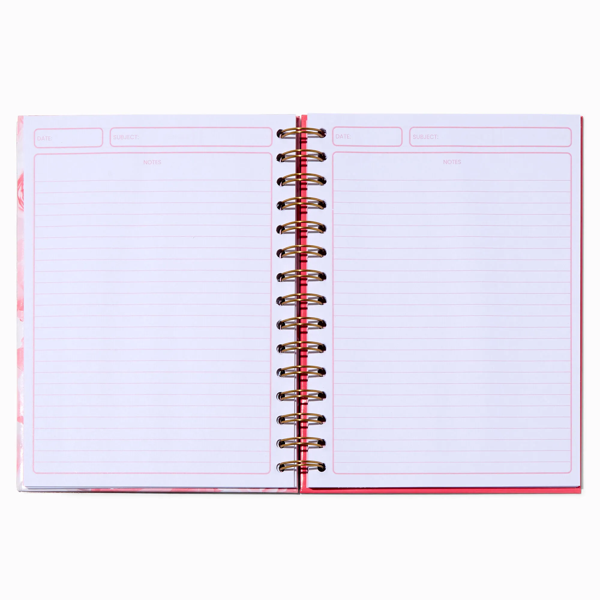 Cahier à spirales floral rose « Enjoy The Little Things »