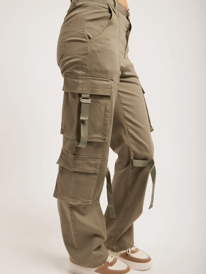 Cargo pant wide leg