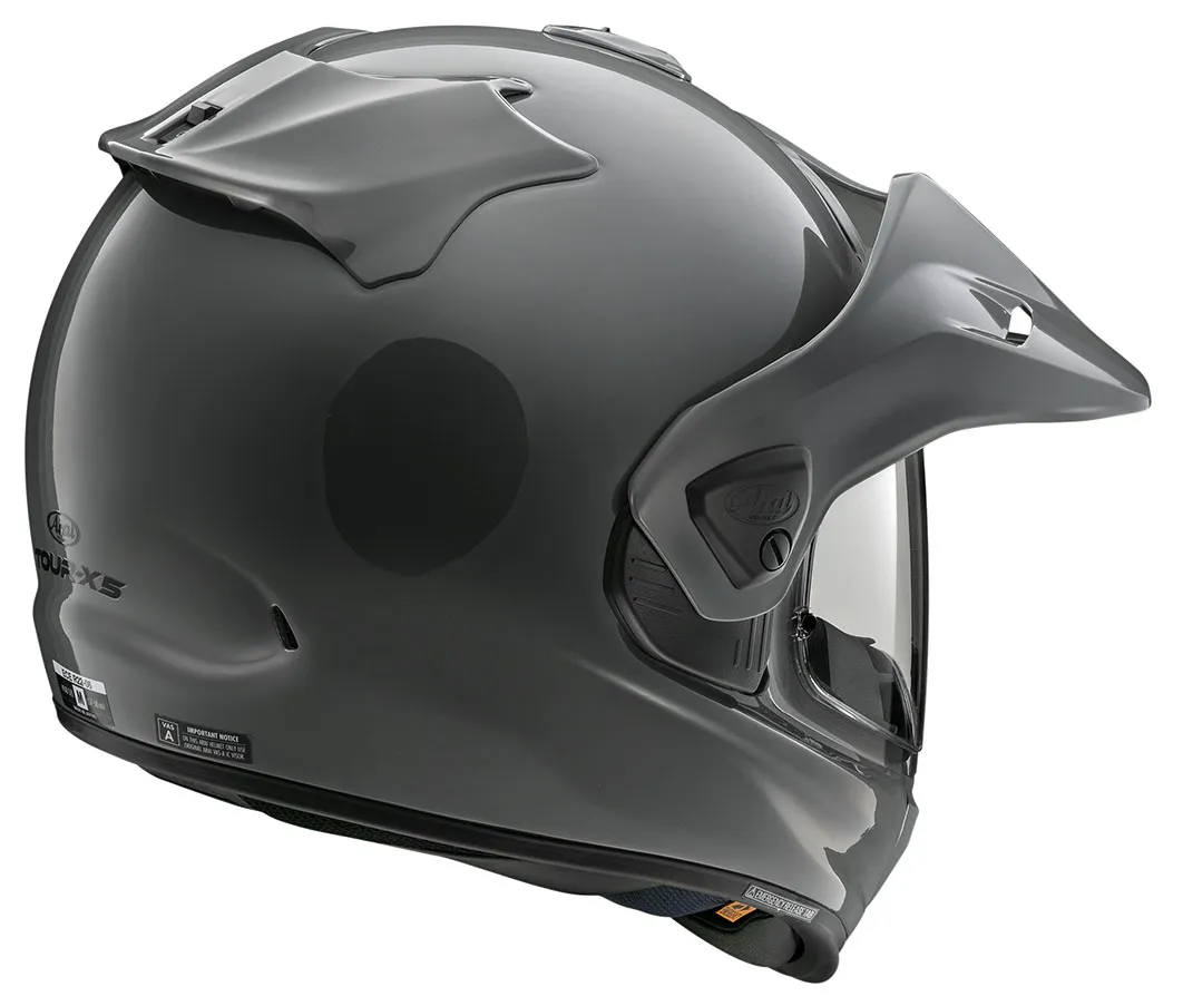 Casque Arai Tour X5 grey, casque adventure gris uni