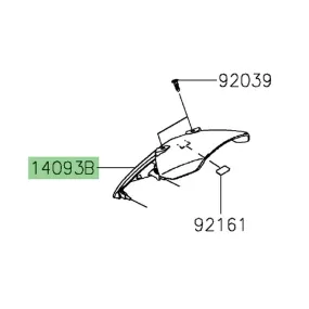 Casquette de compteur Kawasaki Versys 650 (2022-2024) | Moto Shop 35