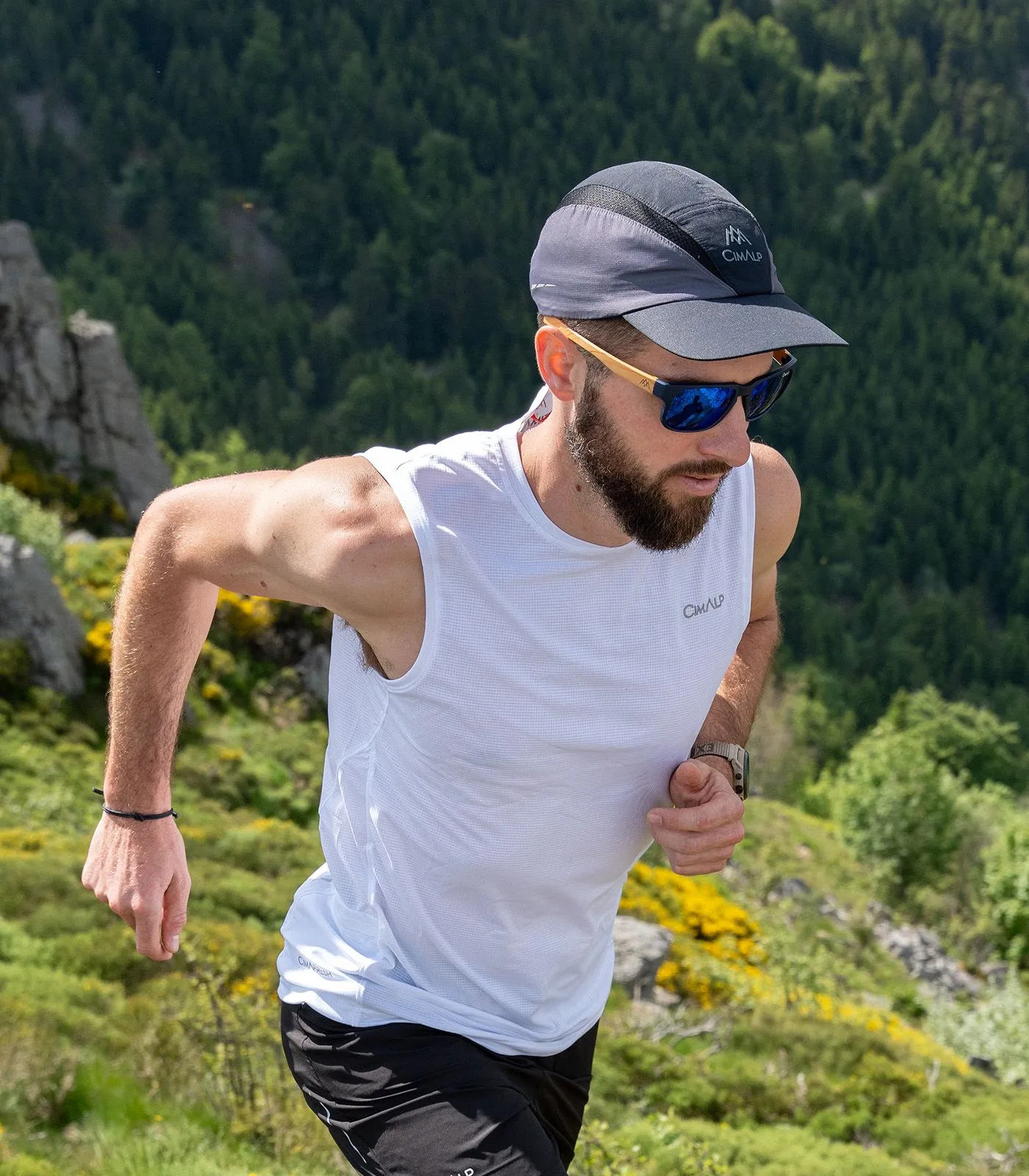 Casquette de running respirante