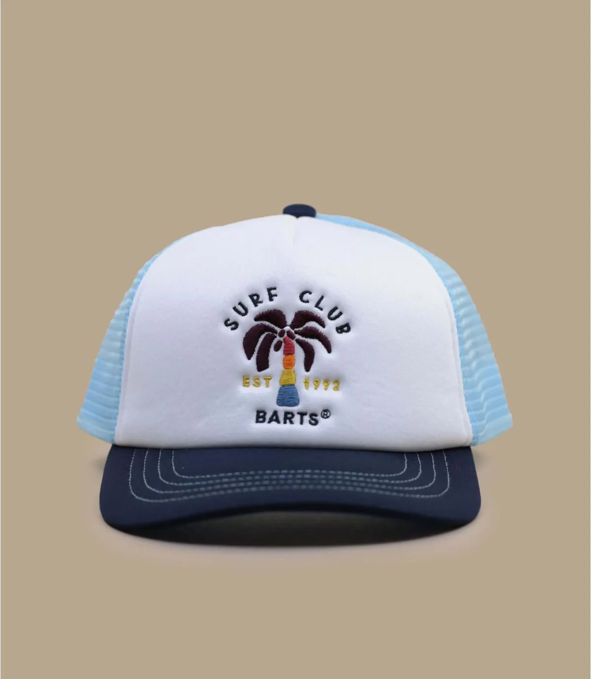 Casquette enfant trucker bleue - Surfie Kid blue Barts : Headict