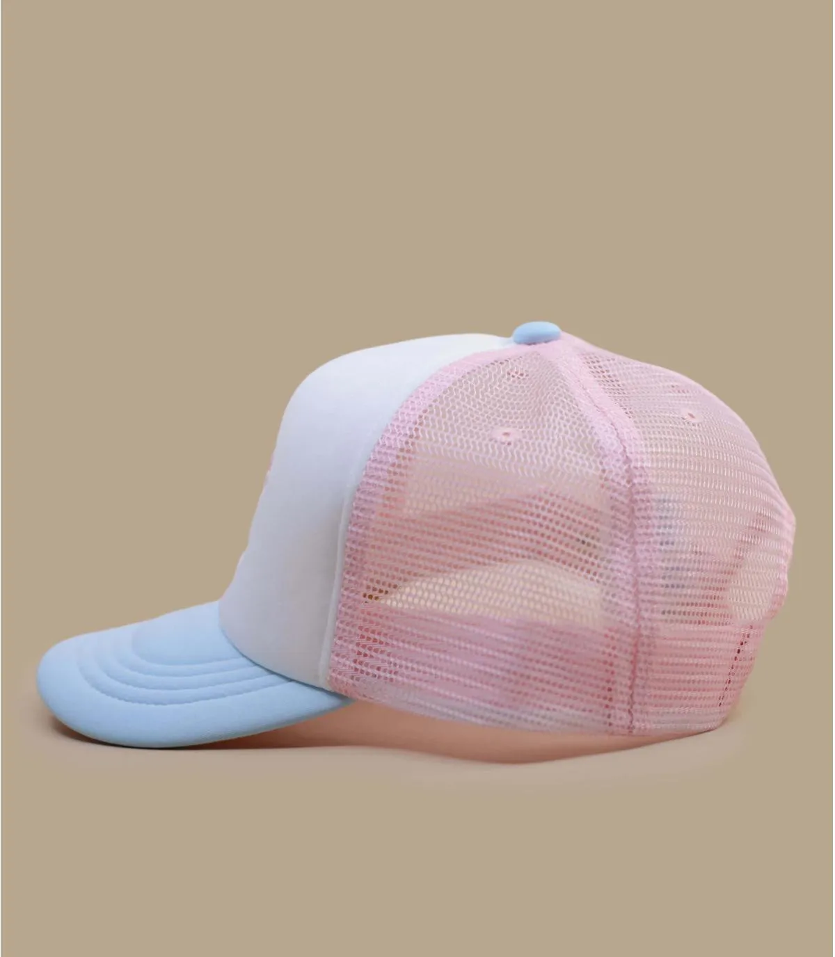 Casquette enfant trucker rose - Surfie Kid pink Barts : Headict