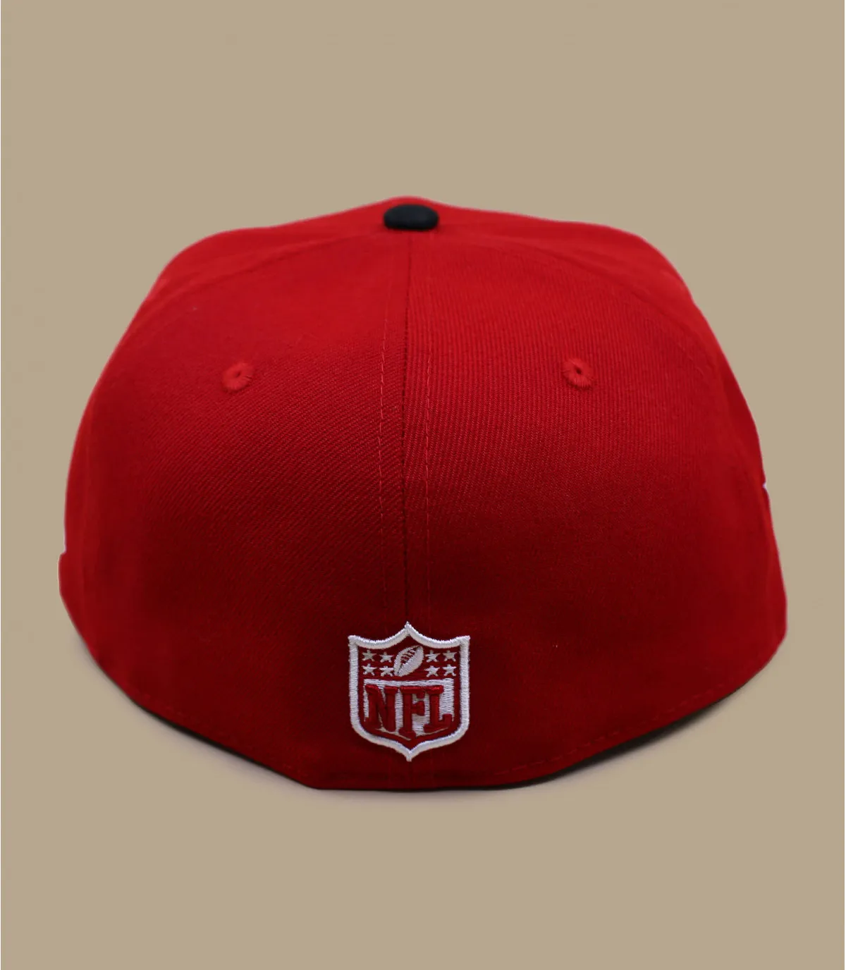 casquette fitted 49ers rouge - Side Patch 5950 49ers scarlet New Era : Headict