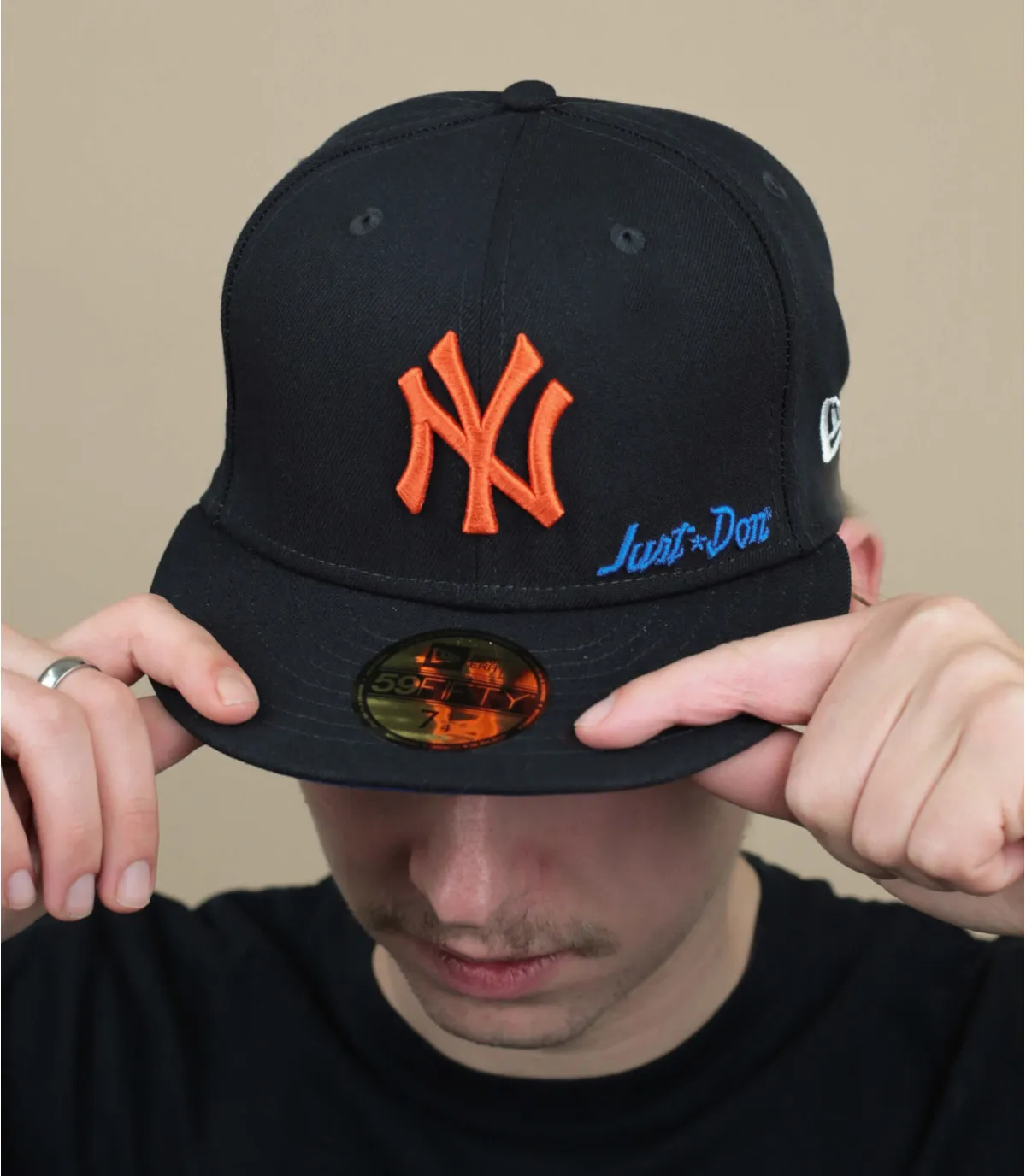 casquette fitted bleu marine yankees - Just Don 5950 NY Yankees New Era : Headict