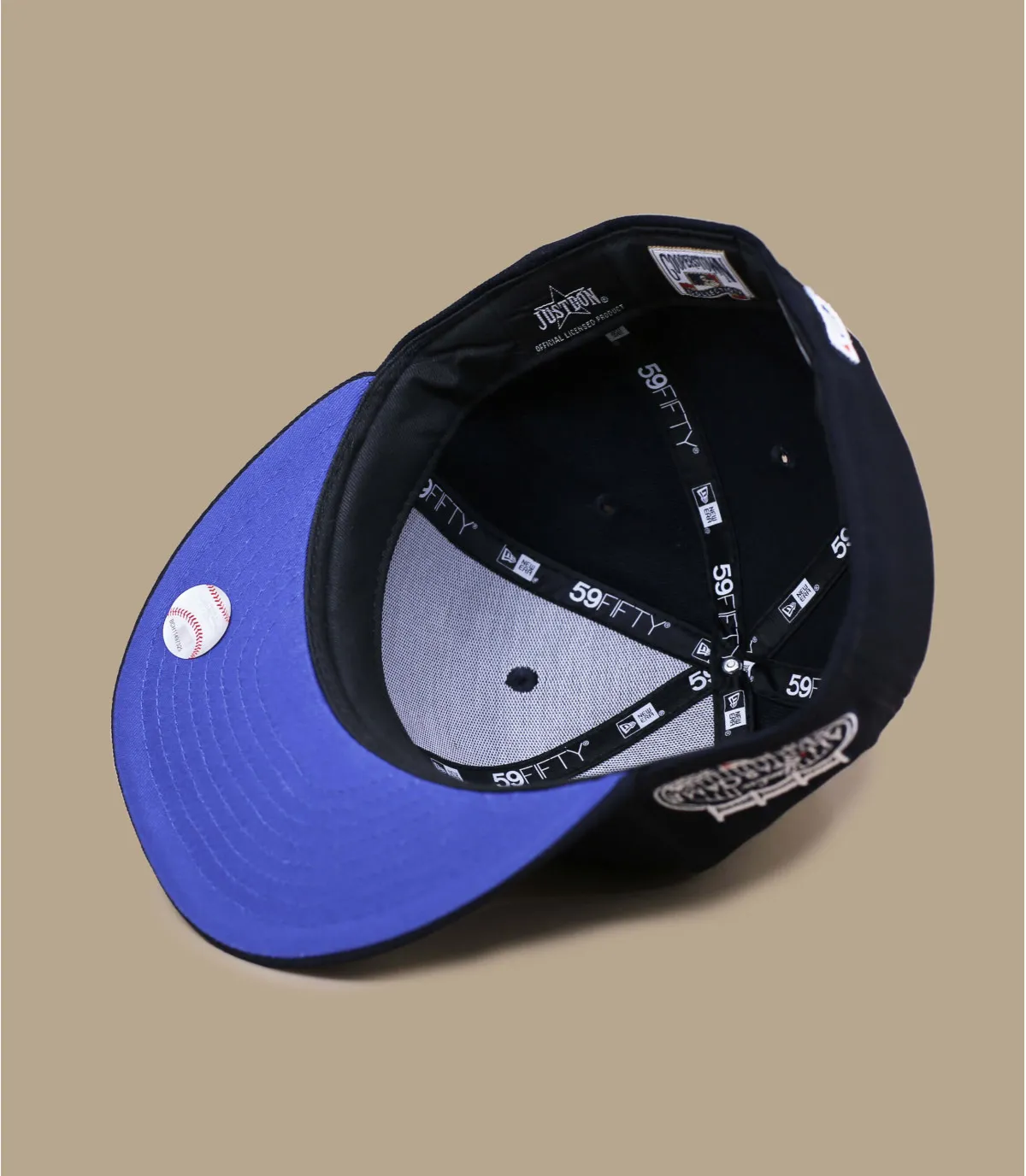 casquette fitted bleu marine yankees - Just Don 5950 NY Yankees New Era : Headict