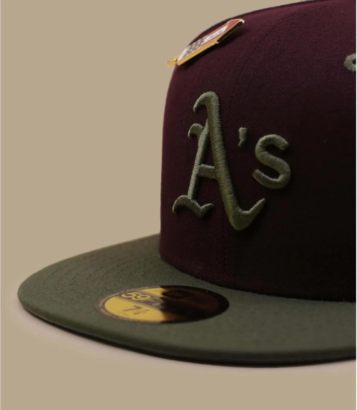 Casquette fitted LA beige - MLB WS Trail Mix 5950 Athletics New Era : Headict