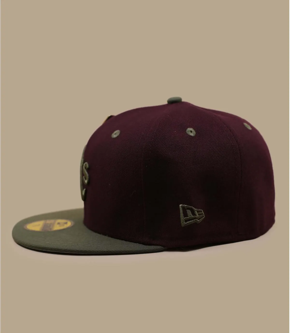 Casquette fitted LA beige - MLB WS Trail Mix 5950 Athletics New Era : Headict