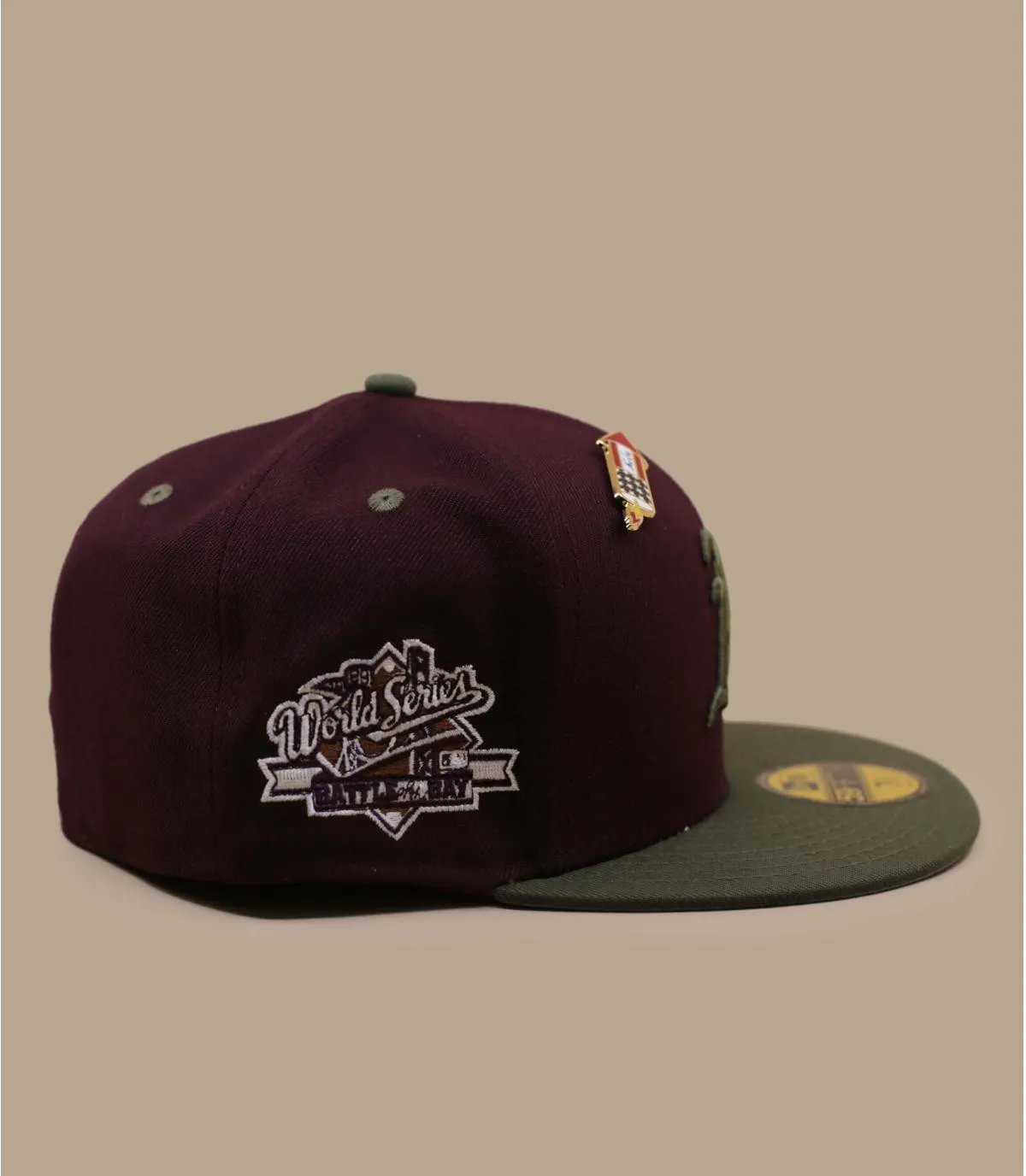 Casquette fitted LA beige - MLB WS Trail Mix 5950 Athletics New Era : Headict