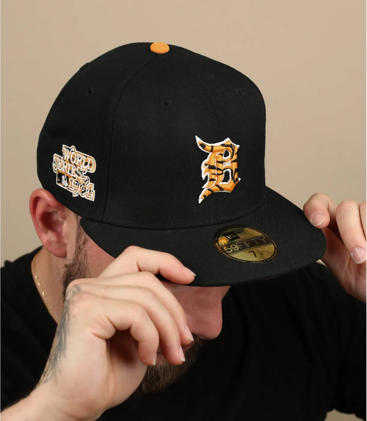 casquette fitted tigers - Tiger Fill 5950 Detroit Tigers New Era : Headict