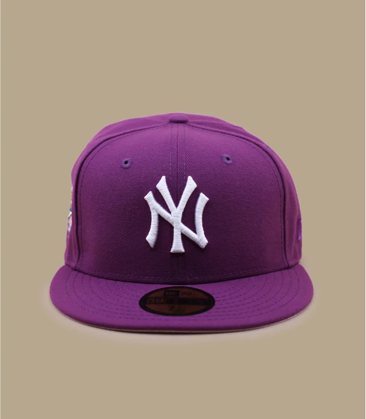 casquette fitted violet yankees - Side Patch 5950 NY sparkling grape New Era : Headict