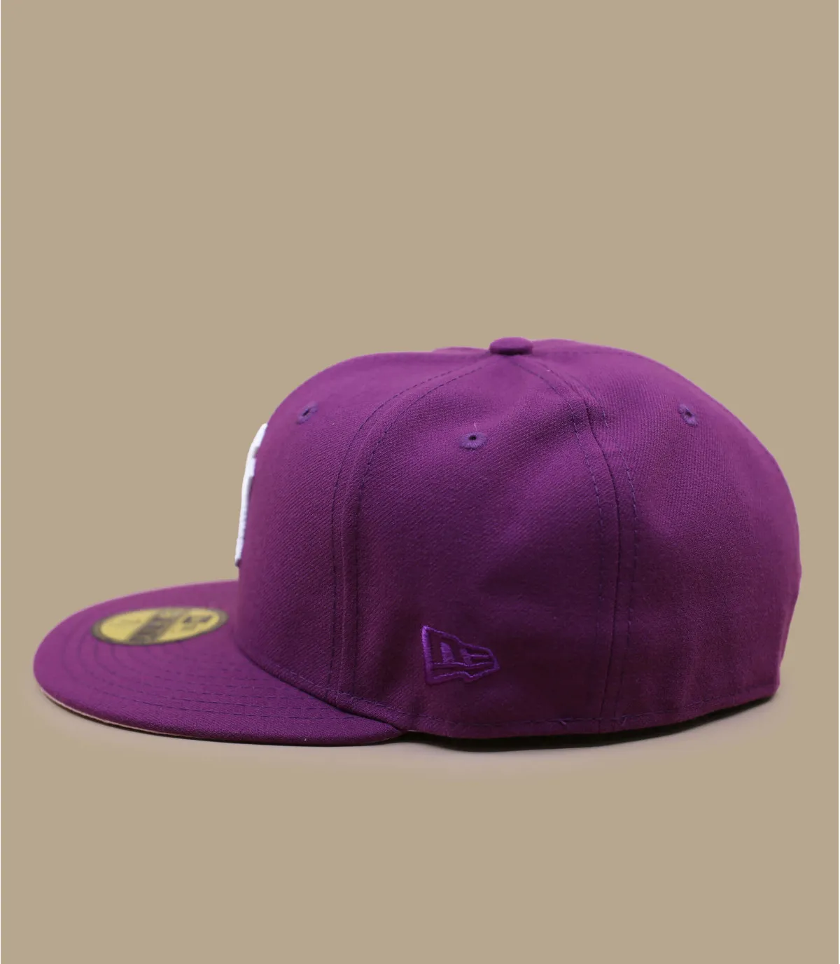 casquette fitted violet yankees - Side Patch 5950 NY sparkling grape New Era : Headict