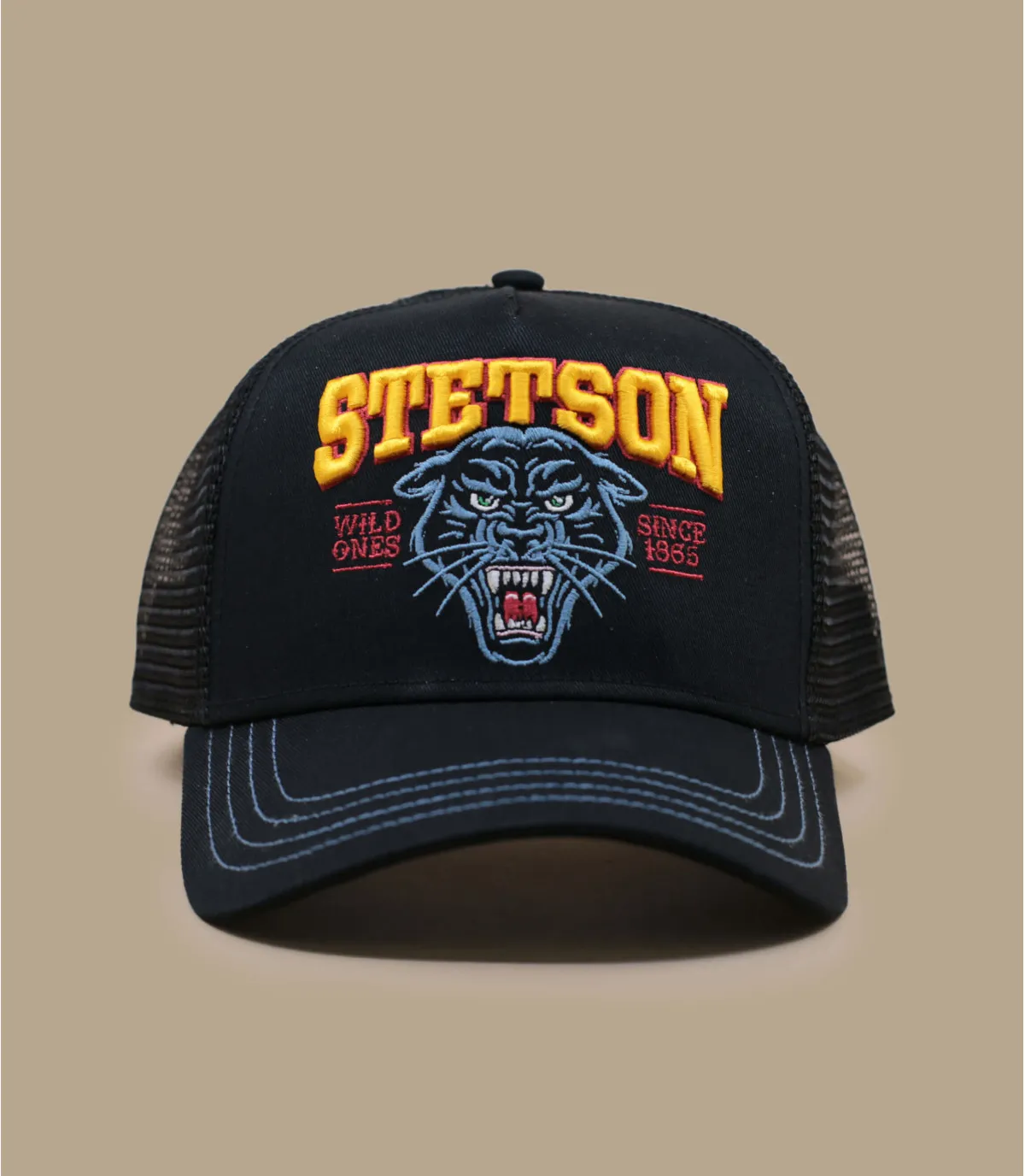 Casquette trucker stetson panthere - Trucker Cap Wild Ones Stetson : Headict