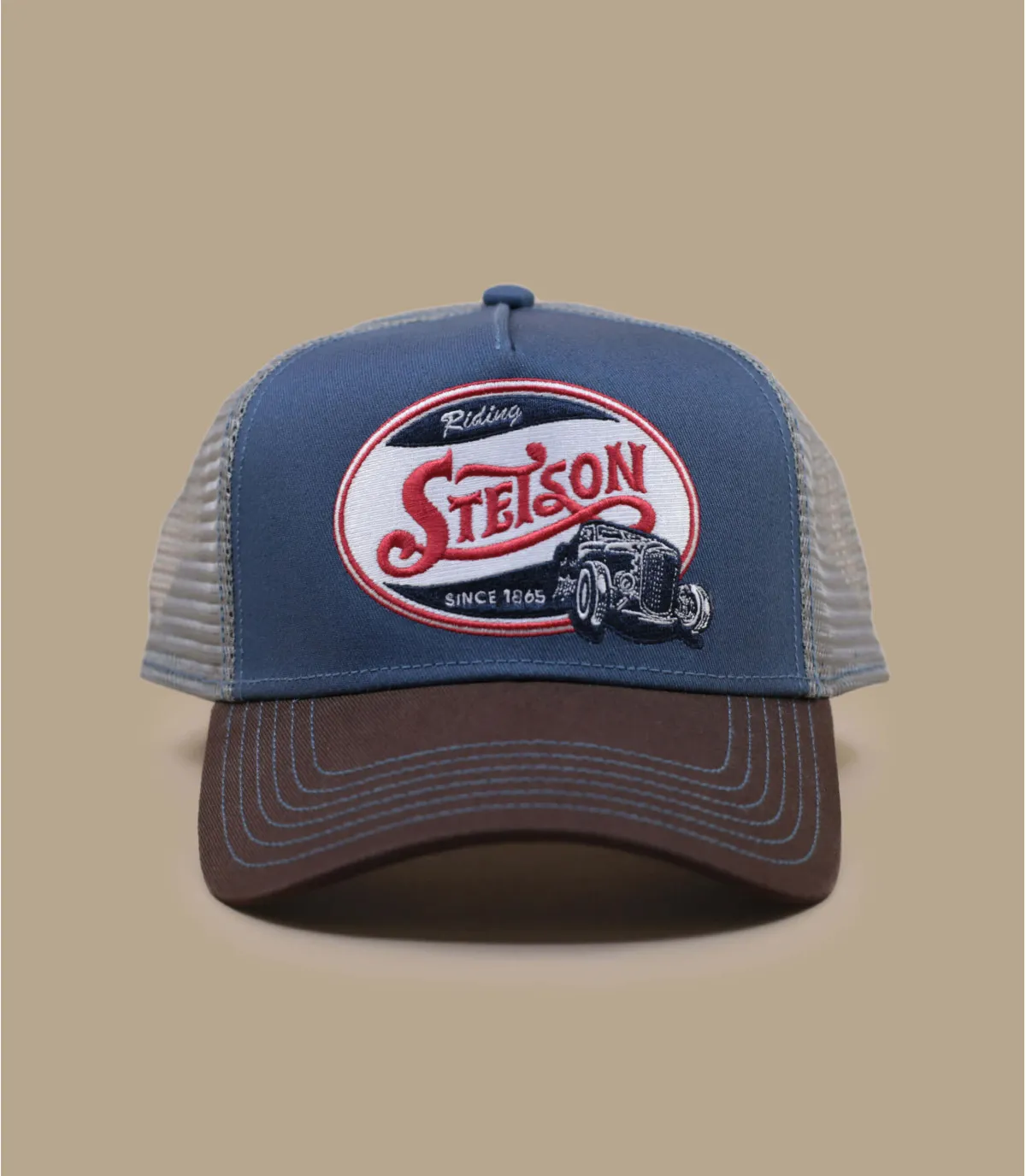 Casquette trucker stetson voiture - Trucker Cap Riding Hot Road Stetson : Headict