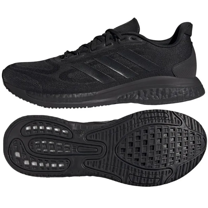 Chaussures de course Adidas SuperNova + M H04487 le noir