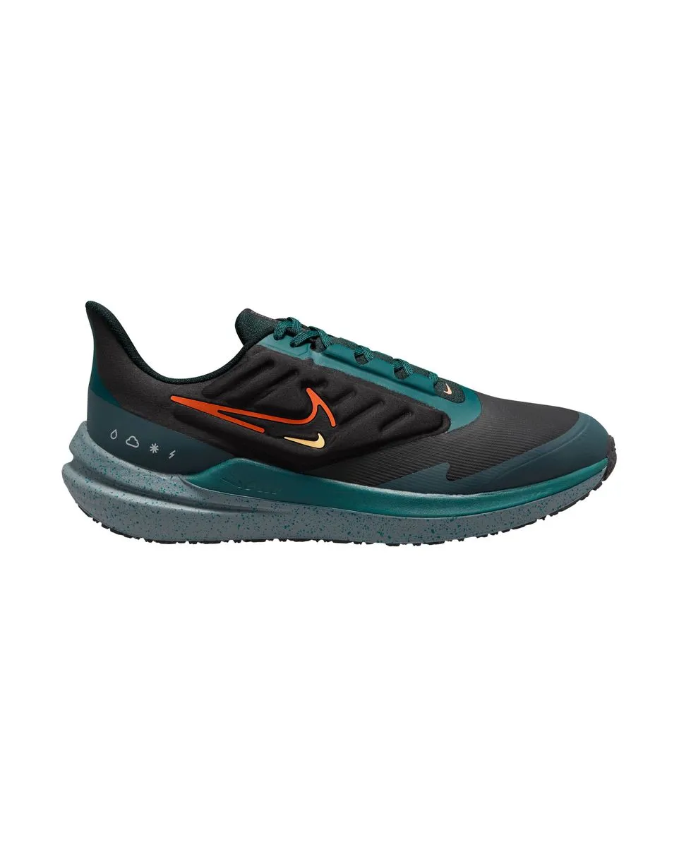 Chaussures de running Homme NIKE AIR WINFLO 9 SHIELD Noir