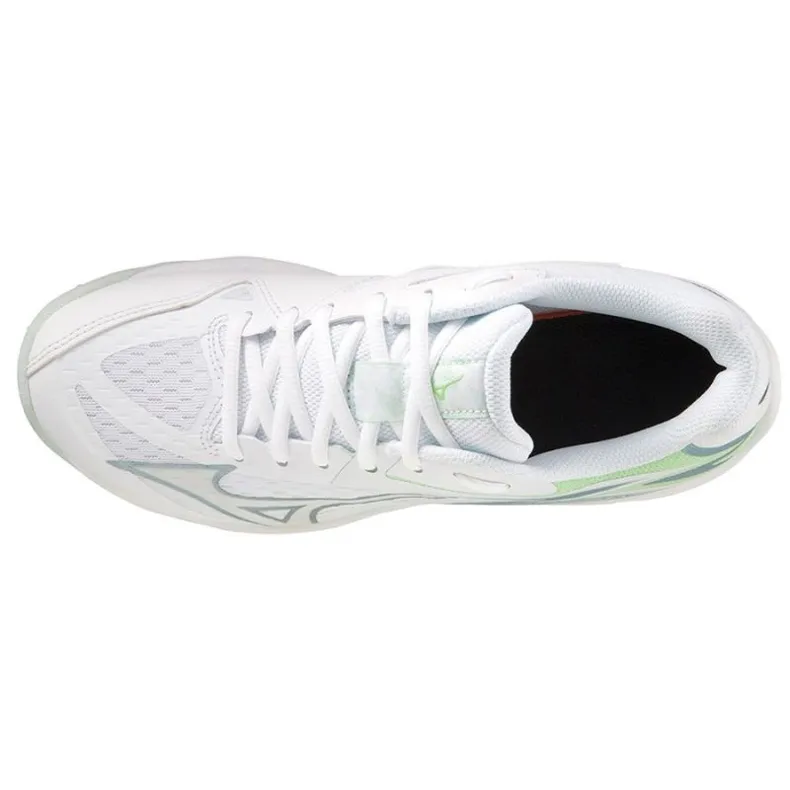 Chaussures de volley-ball Mizuno Lightning Star Z7 Jr V1GD230335 blanche blanche