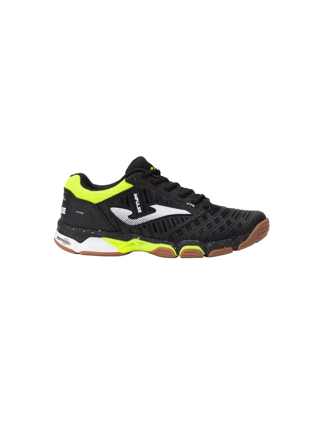 Chaussures Joma V.Impulse 2401 Noir Jaune Fluorescent Homme