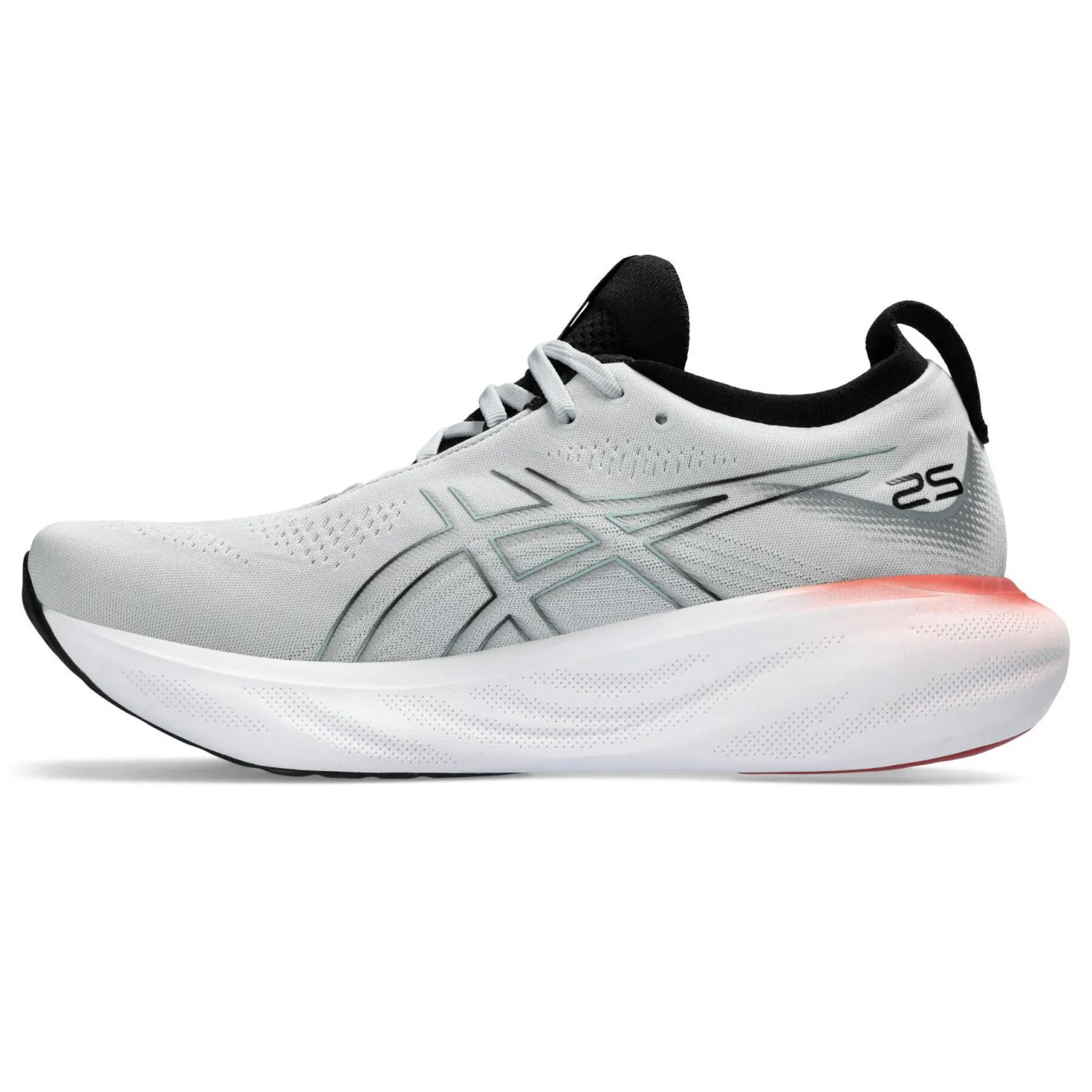 Chaussures Running ASICS Homme GEL-NIMBUS 25 Gris / Rouge / Blanc AH 2023