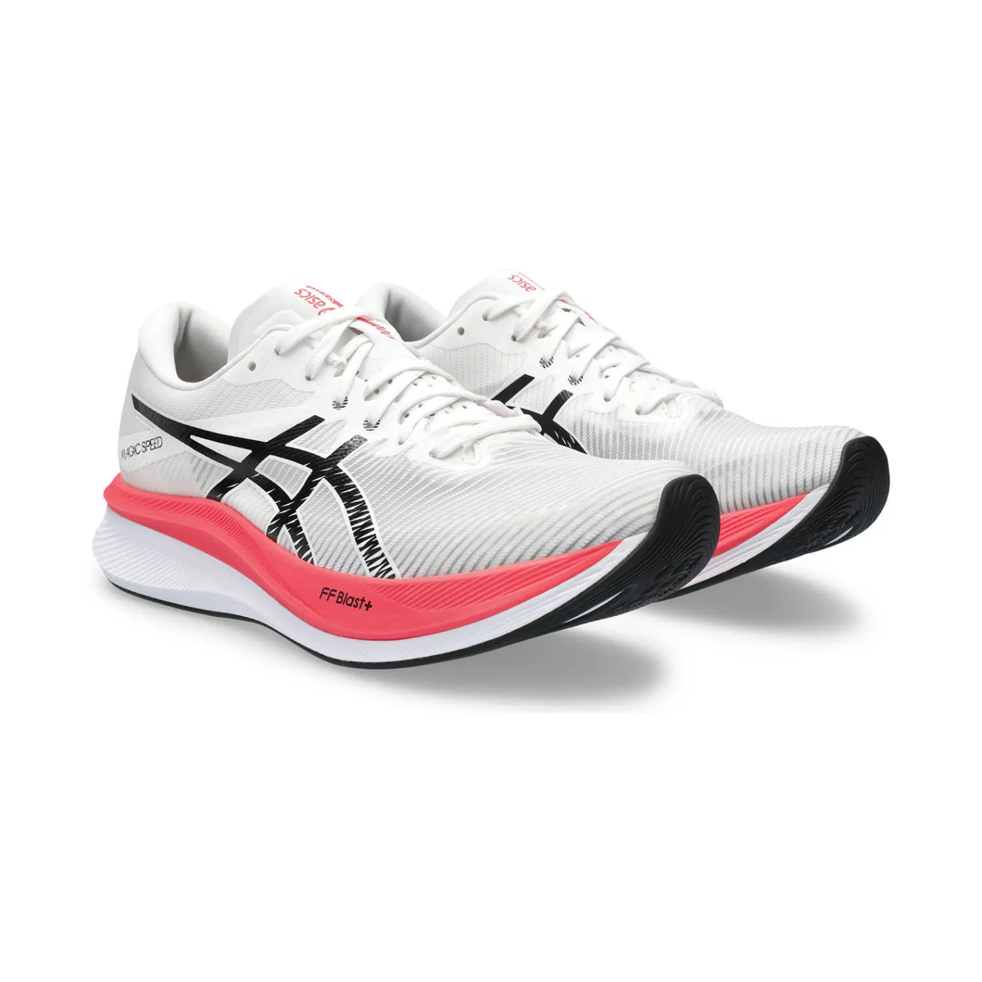 Chaussures Running ASICS Homme MAGIC SPEED 3 Blanc / Rouge / Noir AH 2023