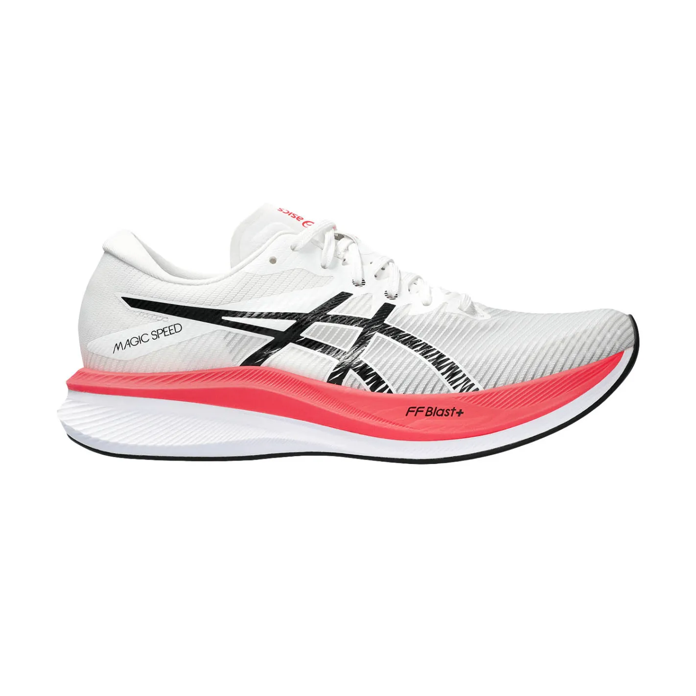 Chaussures Running ASICS Homme MAGIC SPEED 3 Blanc / Rouge / Noir AH 2023