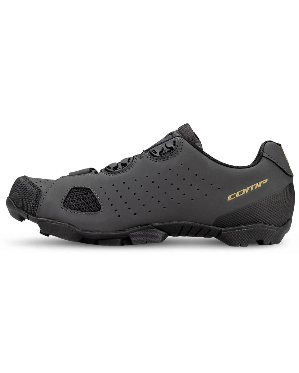 Chaussures VTT Femme MTB COMP BOA® Gris/Noir