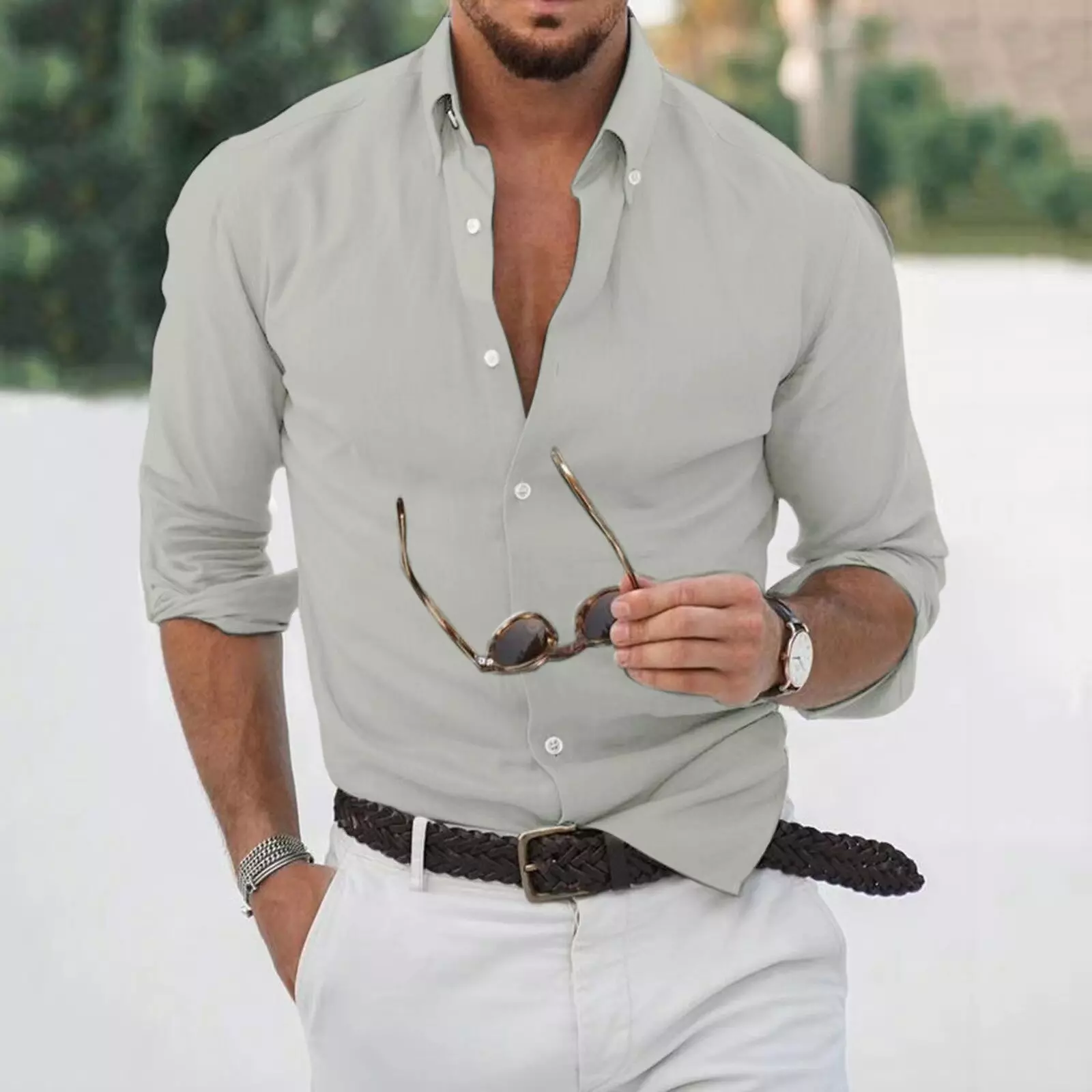 Chemise casual chic