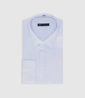 Chemise imprimée micro motifs blanc PEPIN