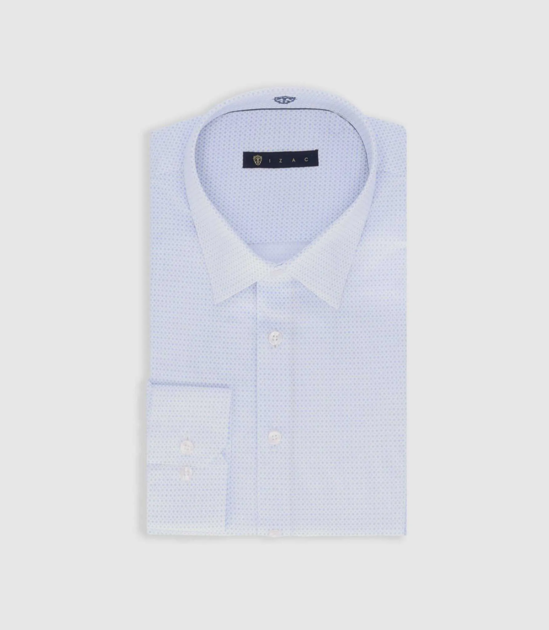 Chemise imprimée micro motifs blanc PEPIN